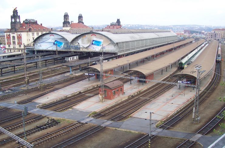 Hlavni Nadrazi - A estação central de comboios